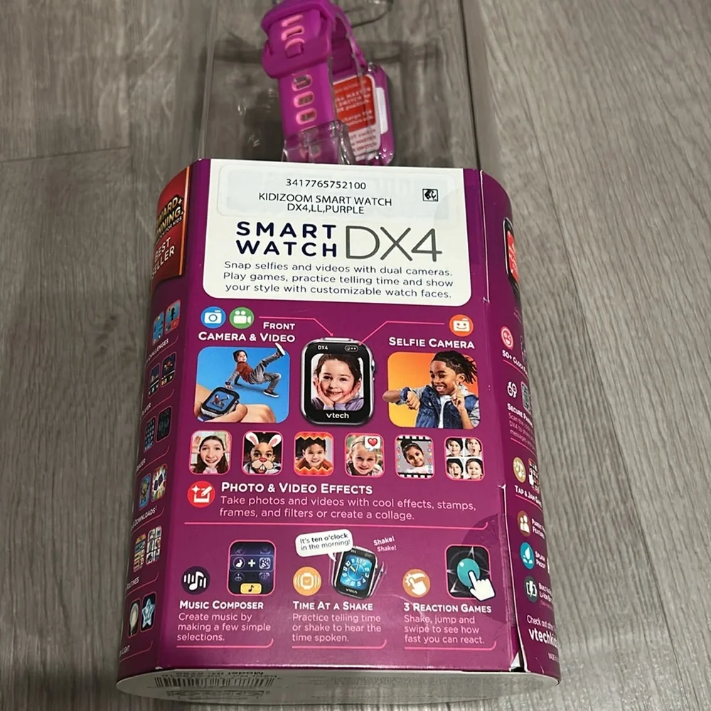 VTech KidiZoom Smartwatch DX4, Pink